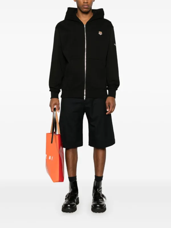 ★KENZO★ Lucky Tiger Oversized Hood Black FE58SW0114MF99J F Kenzo LUCKY TIGER OVERSIZE HOODIE Blue | BSTN Store