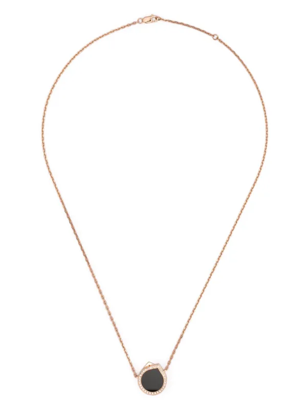 Repossi Antifer Onyx Pendant Necklace in Gold