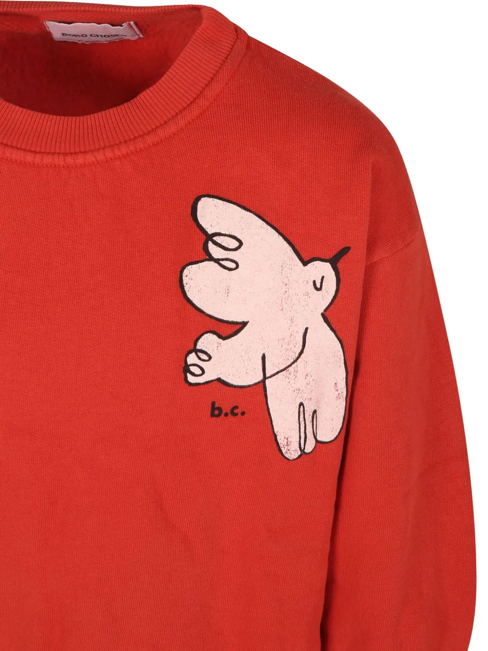 Bobo Choses Sweater met grafische print Rood