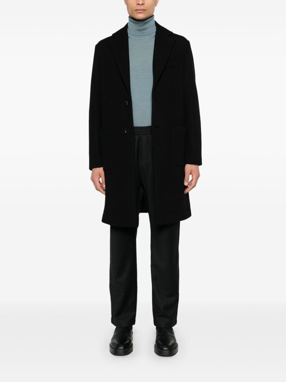 Shop Barena Venezia Baron Coat In Black