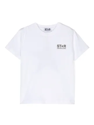 Golden Goose Kids ロゴ Tシャツ | ホワイト | FARFETCH JP