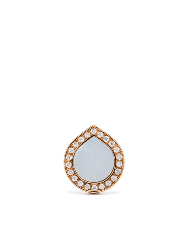 Repossi Antifer Mother of Pearl Stud Earring in Pink