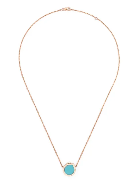 Repossi 18K rose gold Antifer diamond pendant necklace 