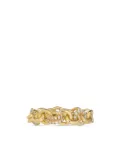 Spinelli Kilcollin 18kt yellow gold Medium Fused Serpens diamond ring