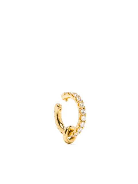 Spinelli Kilcollin arete ear-cuff Elara en oro amarillo de 18kt con diamante
