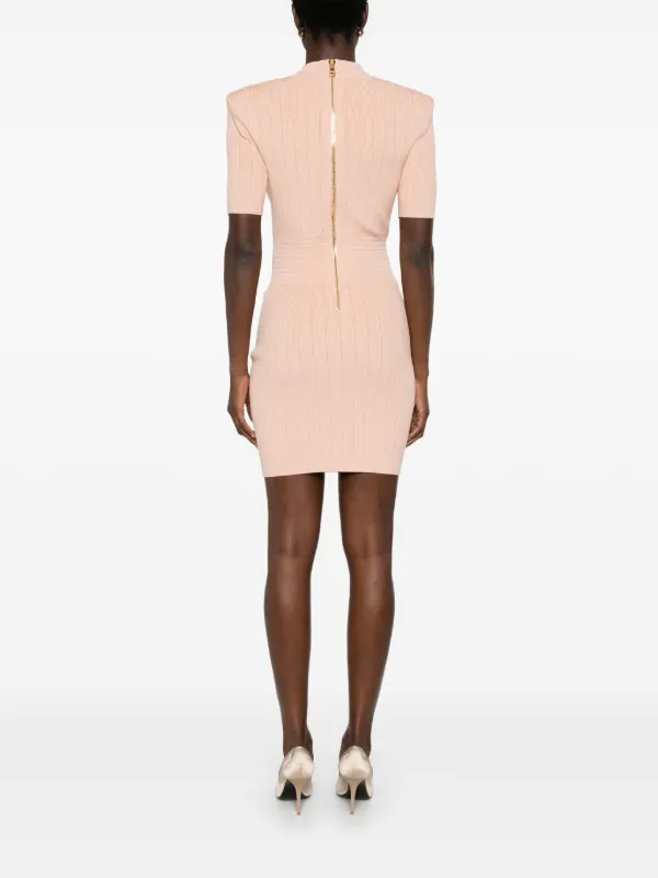 Balmain ニット ミニドレス | ニュートラル | FARFETCH JP