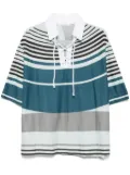 Craig Green Wave polo shirt - Blue