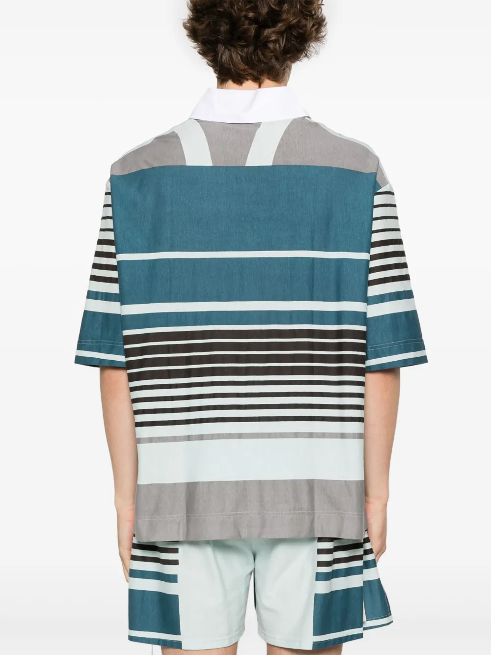 Craig Green Wave poloshirt Blauw