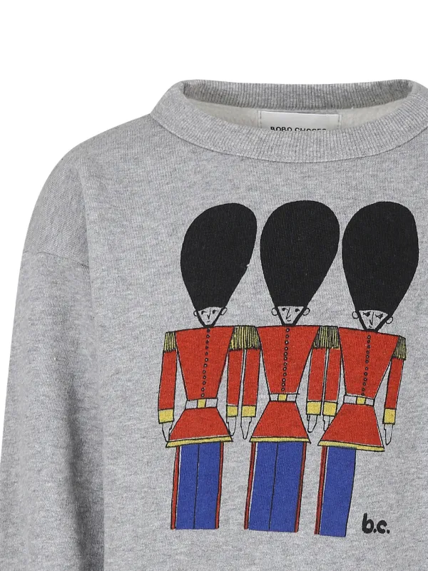 Bobo Choses Felpa Con Stampa Grafica Grigio FARFETCH IT