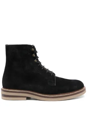 BRUNELLO CUCINELLI モニーレ付きスエードチェルシーブーツ Men's chelasea boots and leather boots | Brunello Cucinelli