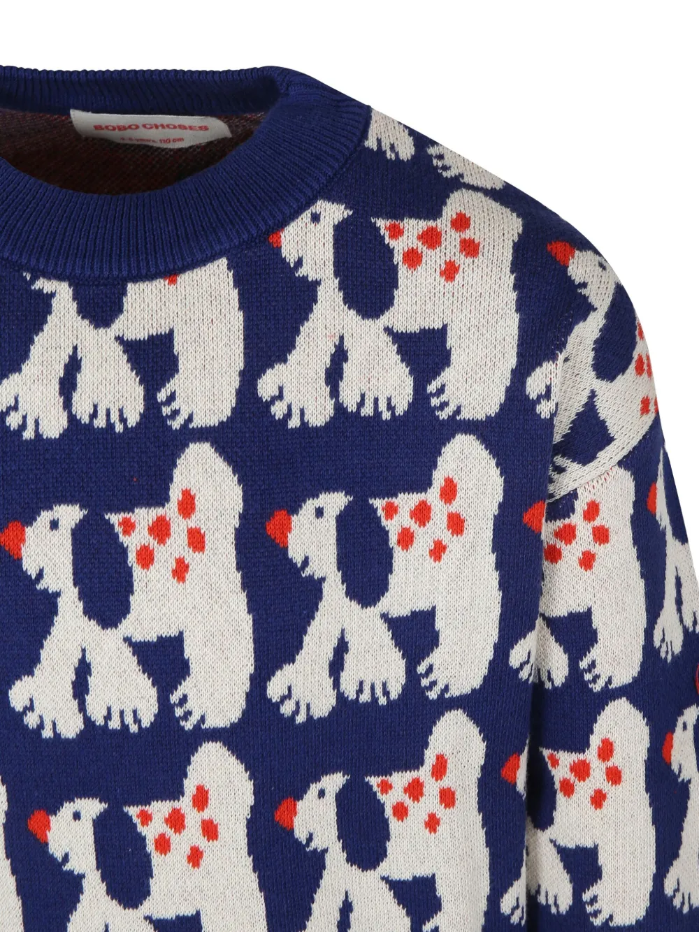 Bobo Choses Intarsia trui Blauw