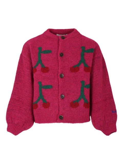 Bobo Choses intarsia-knit cardigan