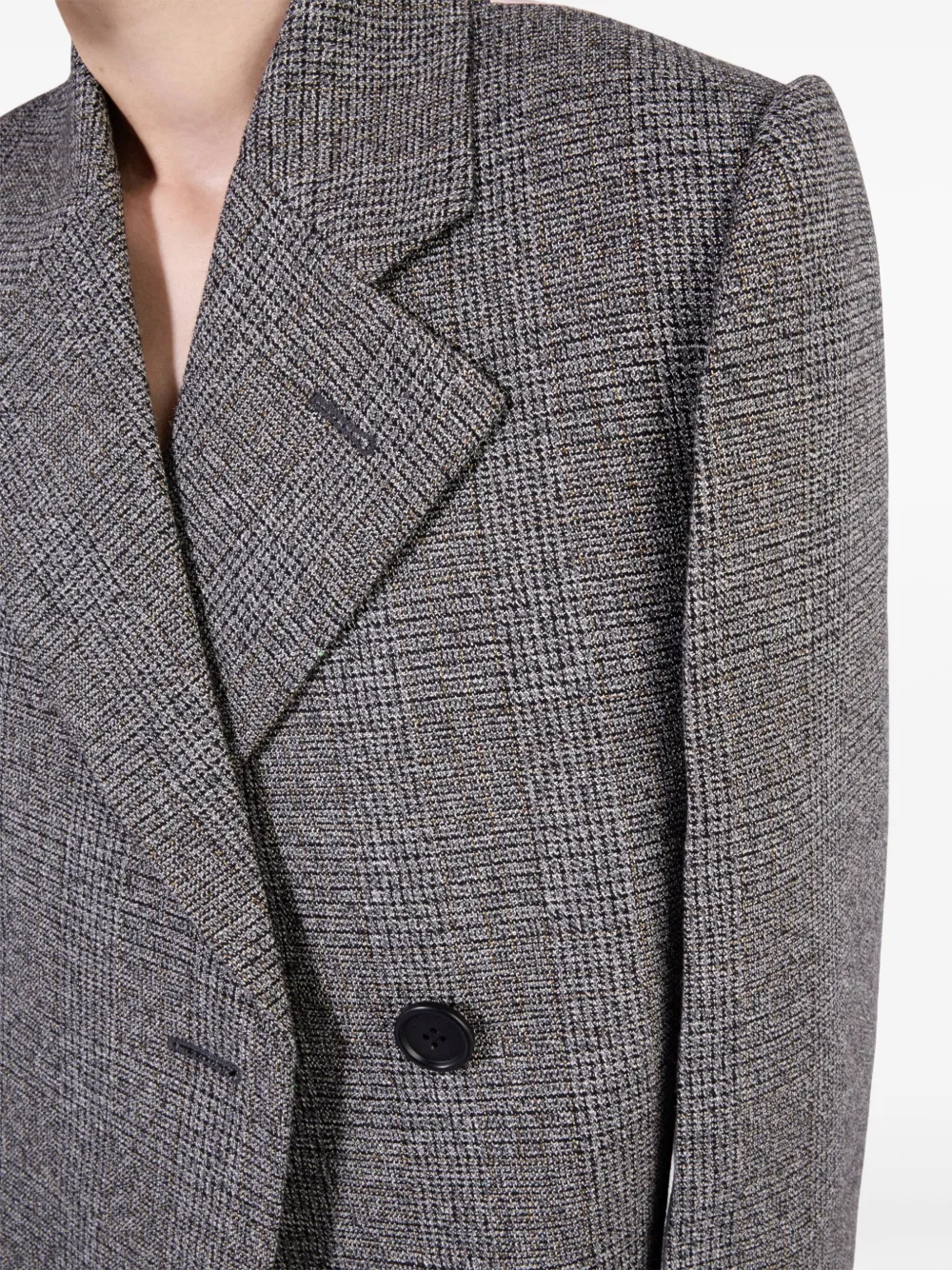 Prada チェック ジャケット | グレー | FARFETCH JP Prada チェック ジャケット | グレー | FARFETCH JP