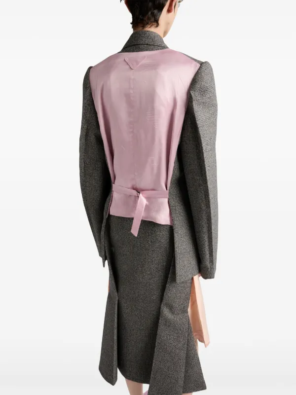 Prada チェック ジャケット | グレー | FARFETCH JP Prada チェック ジャケット | グレー | FARFETCH JP