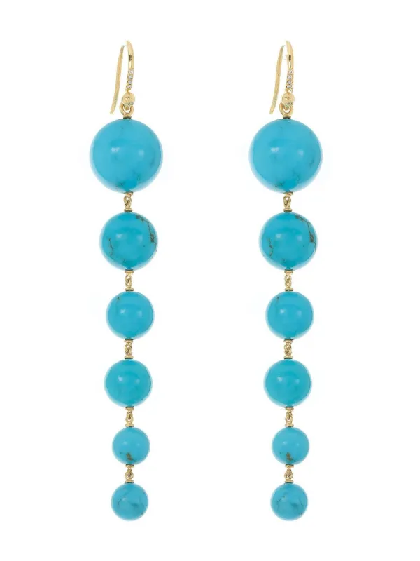 Irene Neuwirth 18kt Yellow Gold Gumball Drop Earrings