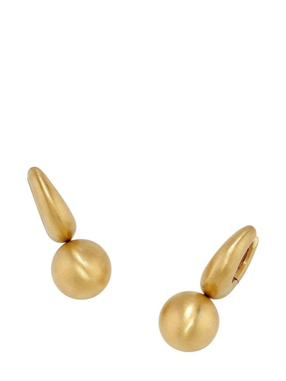 18kt yellow gold Gumball earrings