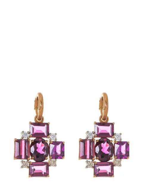Irene Neuwirth 18kt rose gold Gemmy Gem garnet earrings