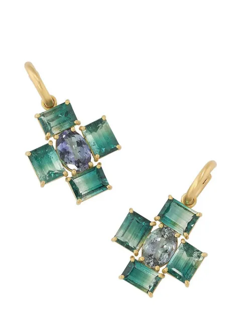 Irene Neuwirth 18kt yellow gold Gemmy Gem earrings