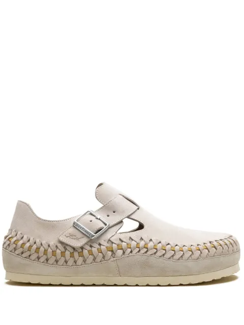 Birkenstock zuecos London Braided Birch de BIRKENSTOCK x Kith