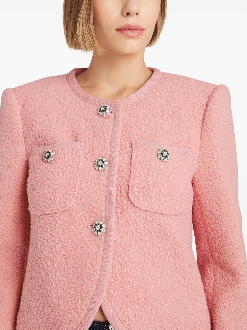 Cinq A Sept Junia Jacket | Pink | FARFETCH Cinq A Sept Junia Jacket | Pink | FARFETCH