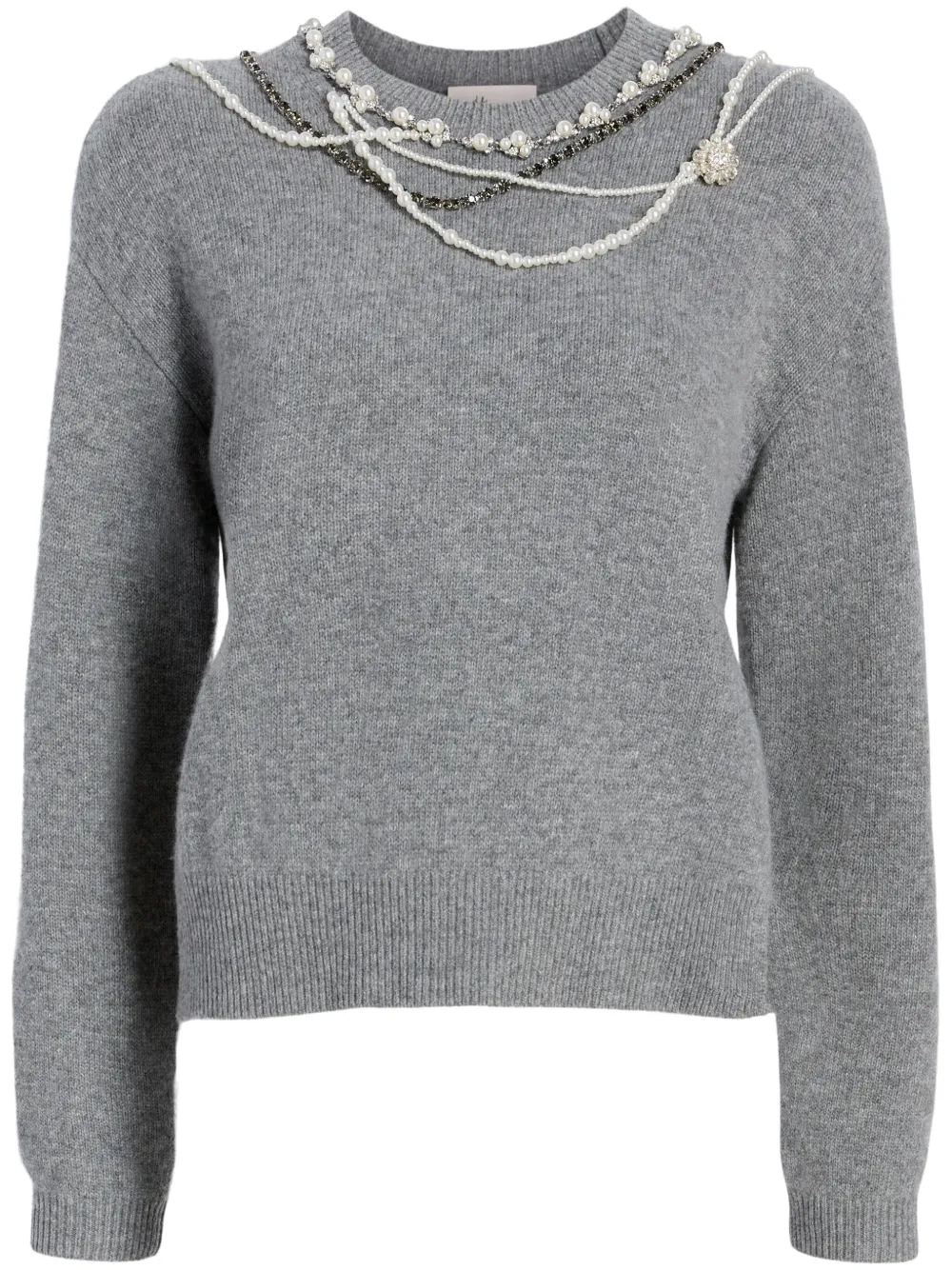 Shop Cinq À Sept Liliana Sweater In Grey