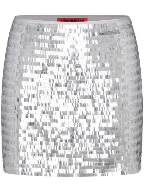 Simon Miller Dizzy Minirock mit Pailletten