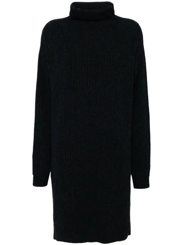 Lemaire High-neck Maxi Dress in Blue