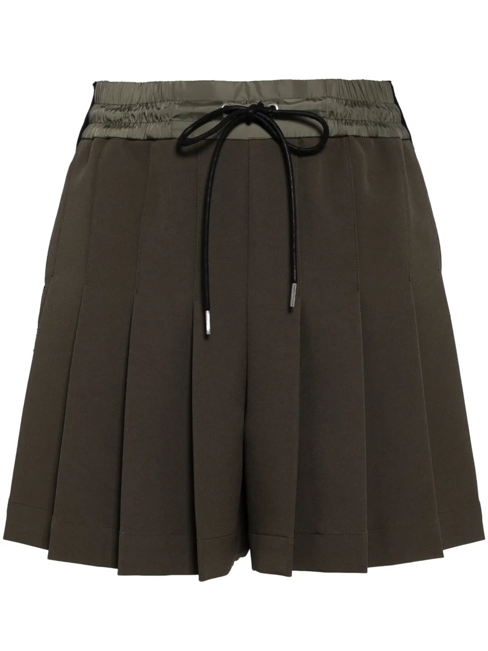 Sacai Shorts met gehaakte vlakken Groen