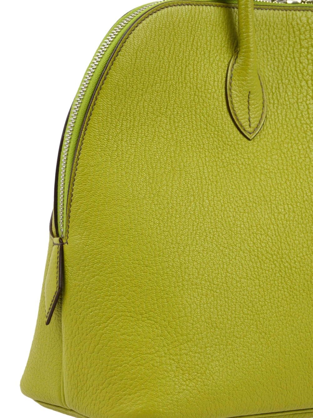 Pre-owned Hermes 2006 Bolide 1923 31 Handbag In Green