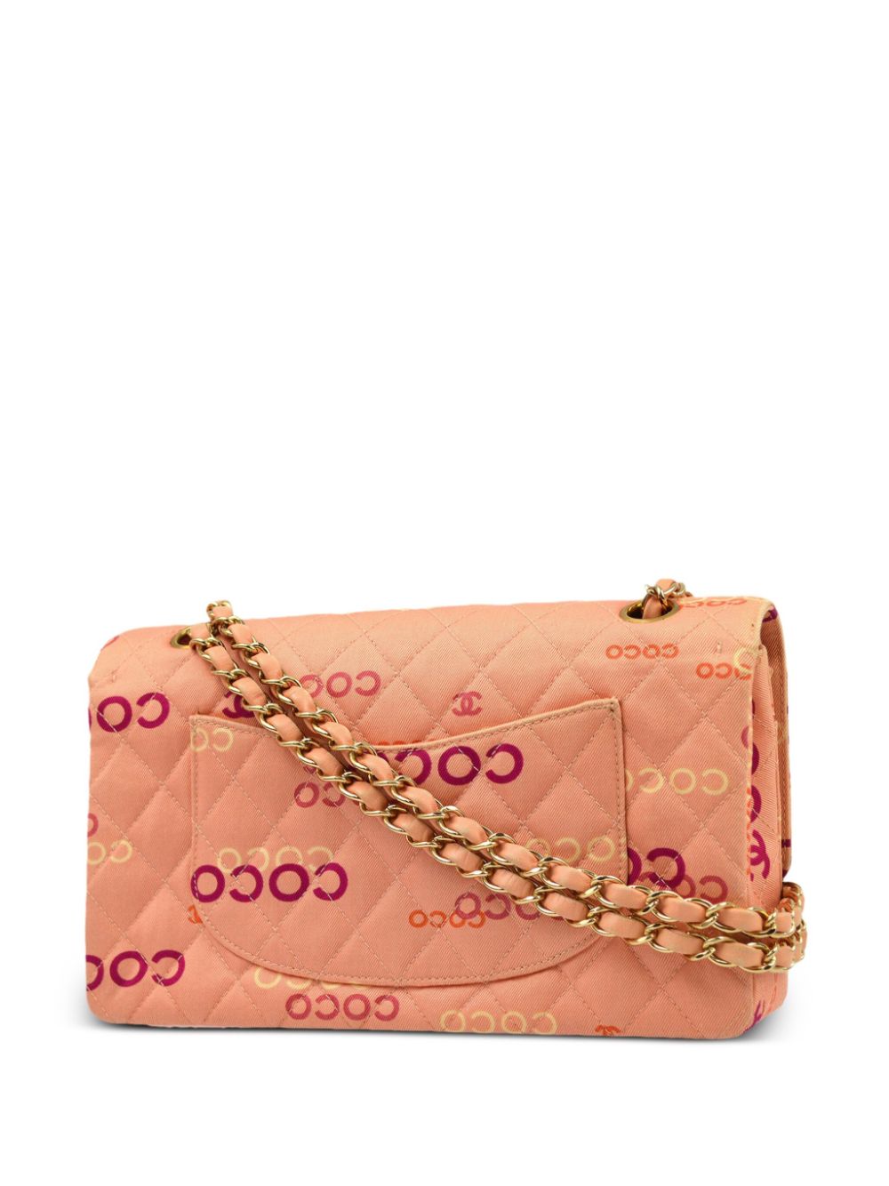 CHANEL Pre-Owned 2002 Double Flap medium schoudertas - Roze