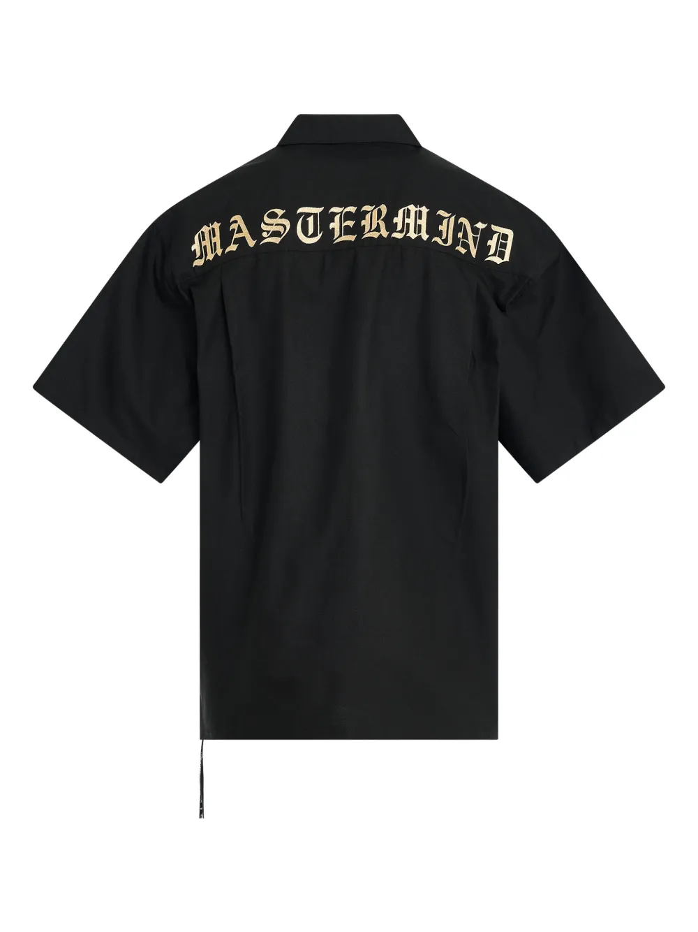 Mastermind Japan short-sleeved cotton shirt - Zwart