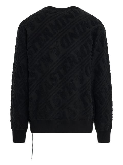 pile jacquard hoodie