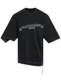 Mastermind World printed cotton T-shirt - Black