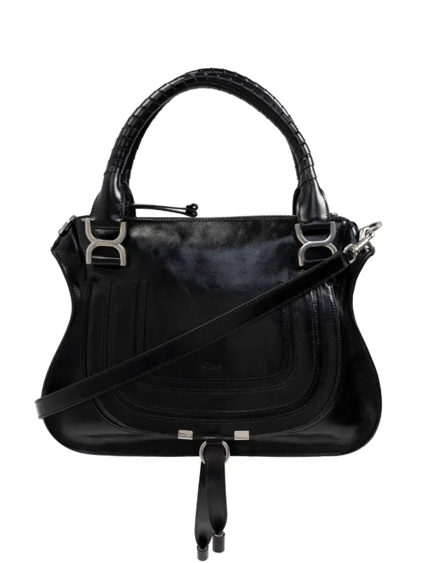 Chloé フラップ ハンドバッグ | ブラック | FARFETCH JP