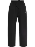 Y-3 logo-print track pants - Black