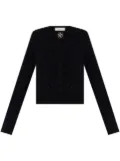 Blumarine brooch jumper - Black