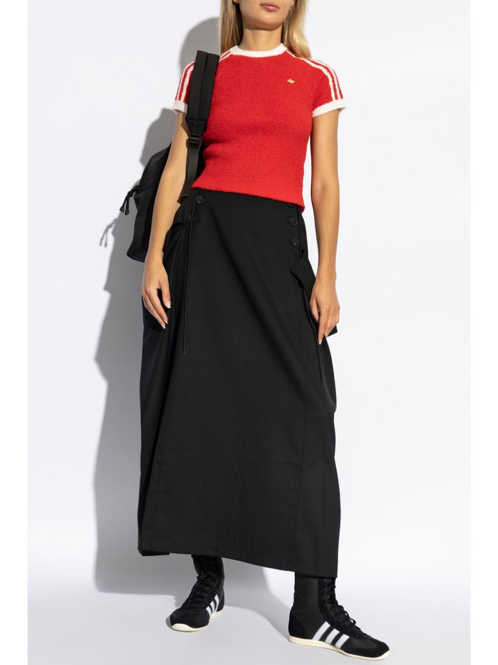 Y-3 refined recycled-polyester skirt - Zwart