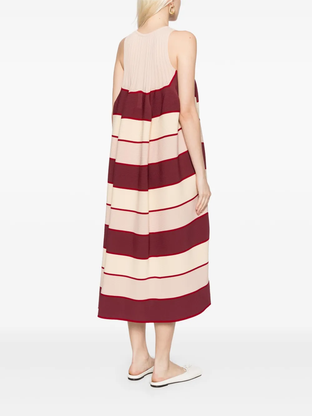 CFCL Pottery Bust flared jurk Beige