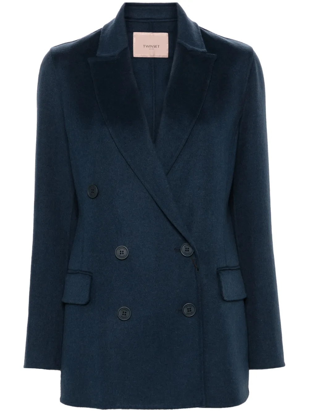TWINSET Blazer met dubbele rij knopen Blauw