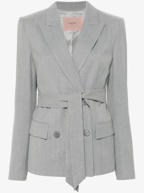 TWINSET blazer med bælte