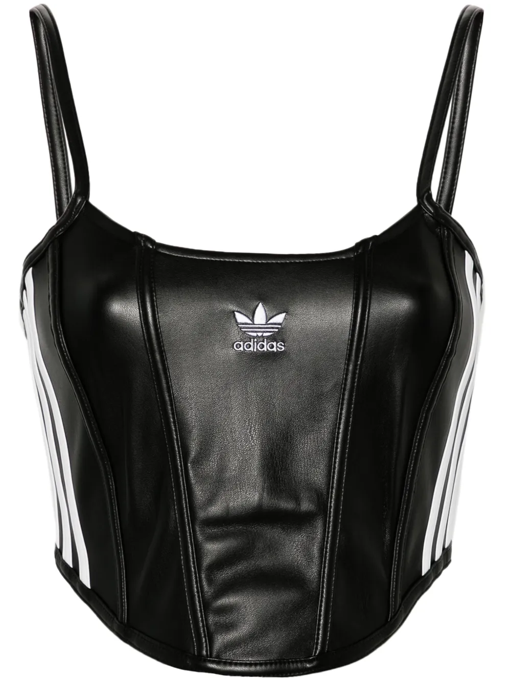 adidas Cropped top met logo Zwart