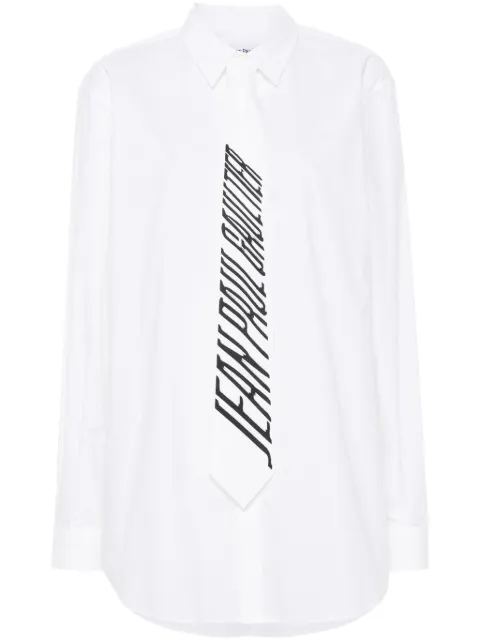 Jean Paul Gaultier camisa con detalle de moño