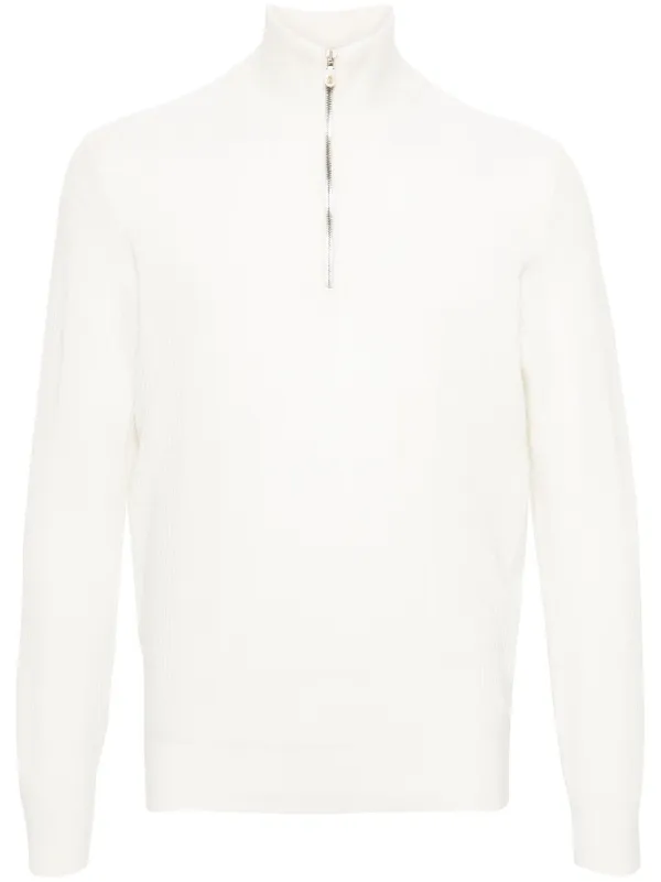 Brunello Cucinelli Cashmere Sweater in White