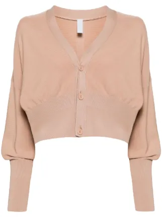 CFCL Garter Cropped Cardigan | Neutrals | FARFETCH AO CFCL Garter Cropped Cardigan | Neutrals | FARFETCH AO