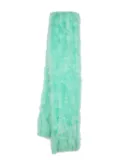 Nº21 turkey-feather scarf - Green