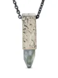 Parts of Four Talisman Cuboid pendant necklace - Silver