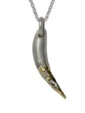 Parts of Four Ghost pendant necklace - Silver