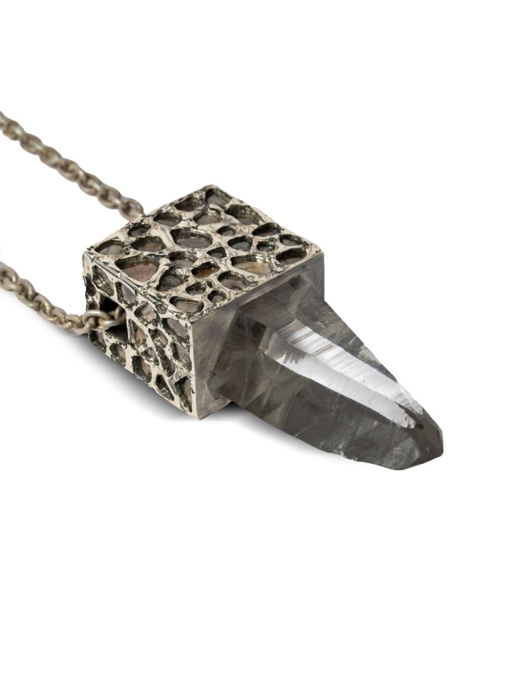 Shop Parts Of Four Talisman Cuboid Pendant Necklace In Gold