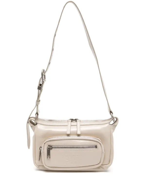 ★早期完売★MARGE SHERWOOD★HOBO MINI ★日本未入荷★大人気★ Black Glossy Plain Outpocket Hobo Mini - Marge Sherwood