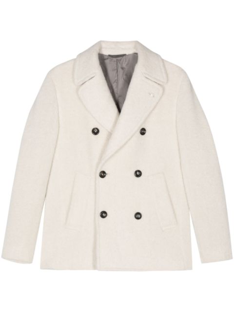 LUIGI BIANCHI MANTOVA brushed-finish blazer